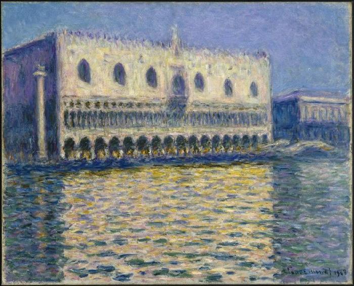 The Doge's Palace (Le Palais ducal), Claude Monet
